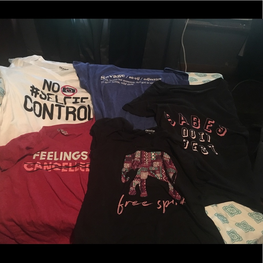 Shirts $5 each or all for $20